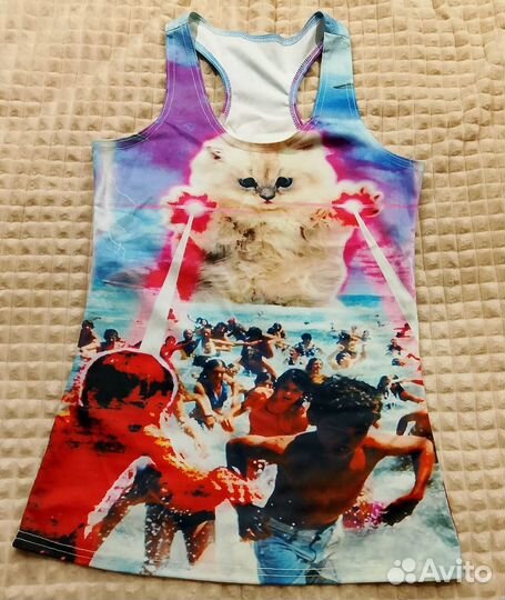 Майка с котиком