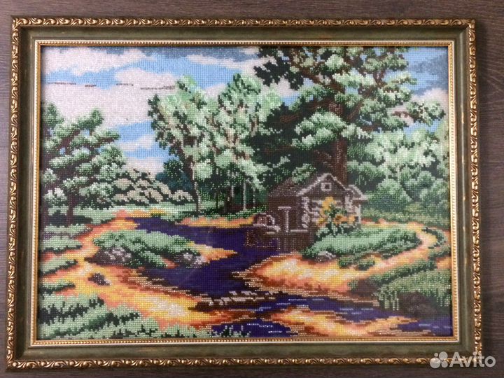 Картины вышитые бисером