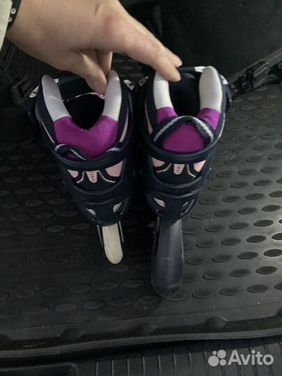 Роликовые коньки детские раздвижные 32-35размер