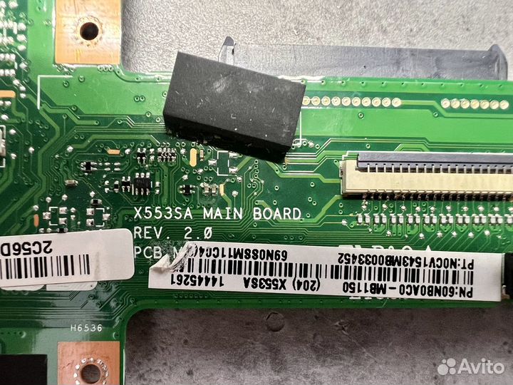 Мать Asus X553sa (4ядра/Pentium N3700 + 2Gb)