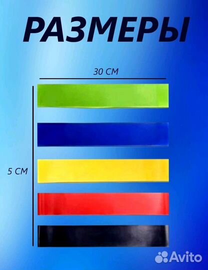 Фитнес резинки новые