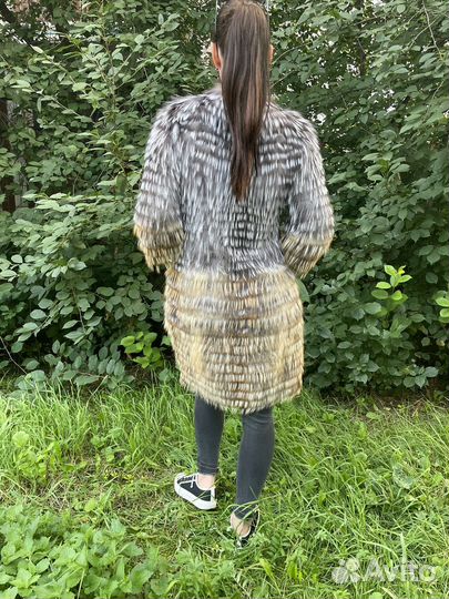 Пальто из чернобурки Yves Salomon