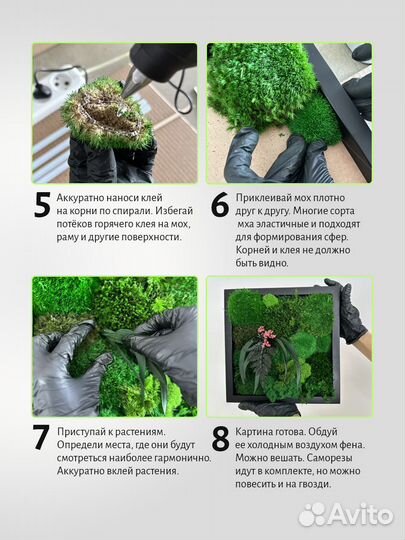 Набор для творчества панно Cтабилизиpовaнный моx