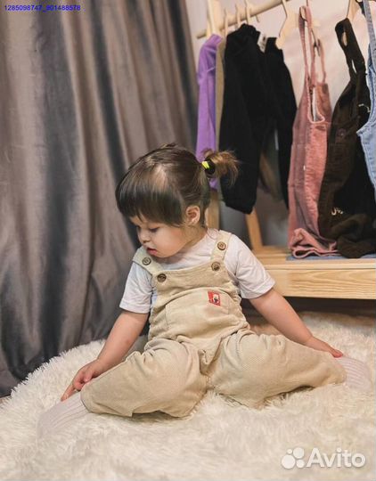 Полукомбинезон вельветовый