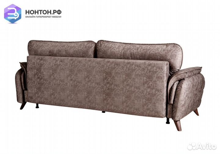 Диван тик-так Дорис коричневый