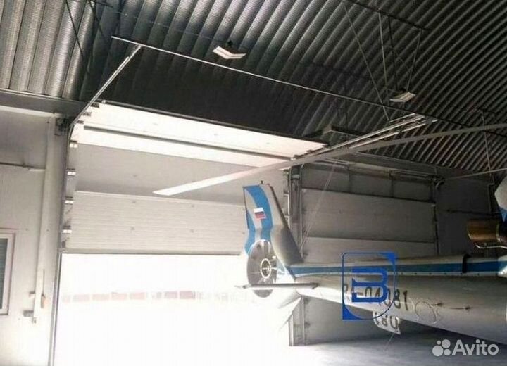 Секционные ворота с установкой