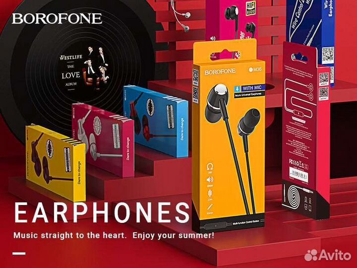 Стерео-гарнитура borofone BM49 Player