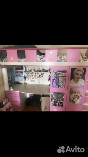 Детскя кровать-стенка