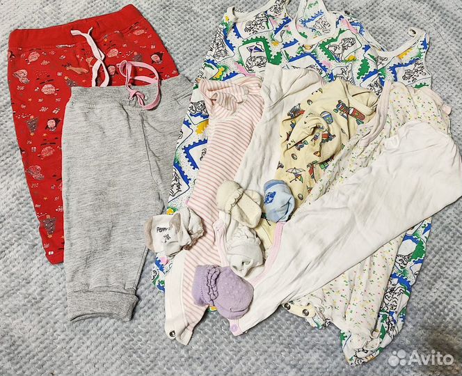 Пакет вещей для девочки 68-74