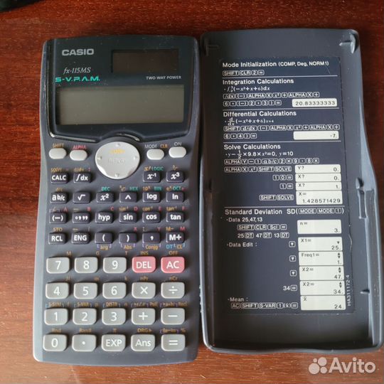 Инженерный калькулятор casio