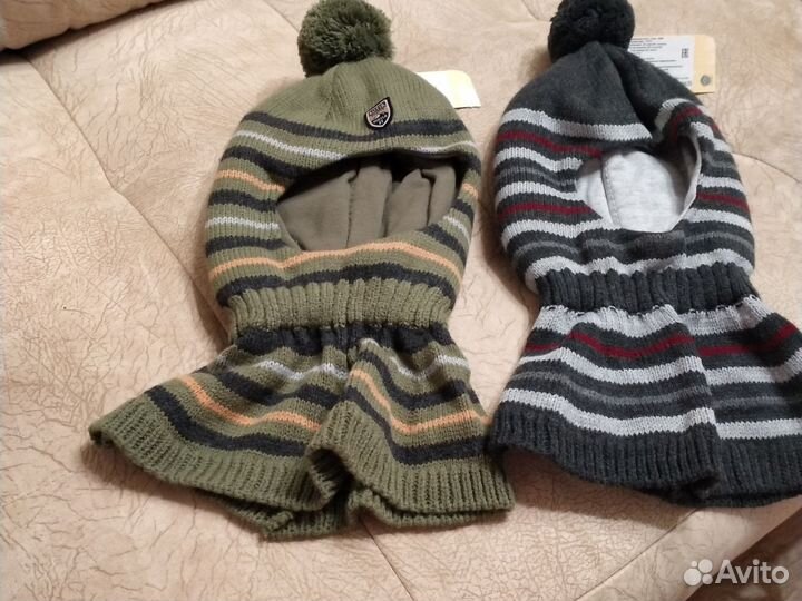 Шапка шлем зимний