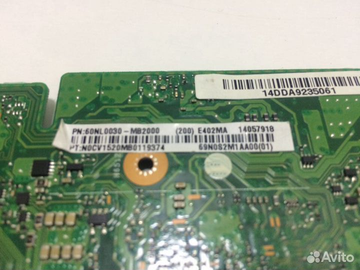 Мат.плата ноутбука Asus E402M 60NL0030 неисправная