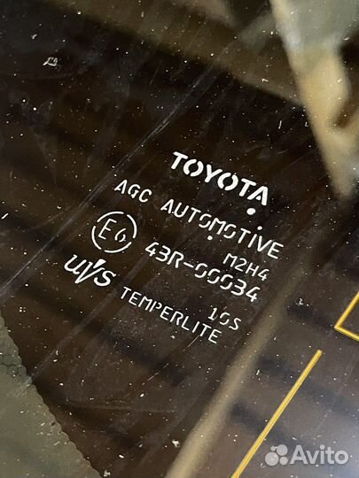 Стекло в заднее крыло Toyota Land Cruiser 200 new