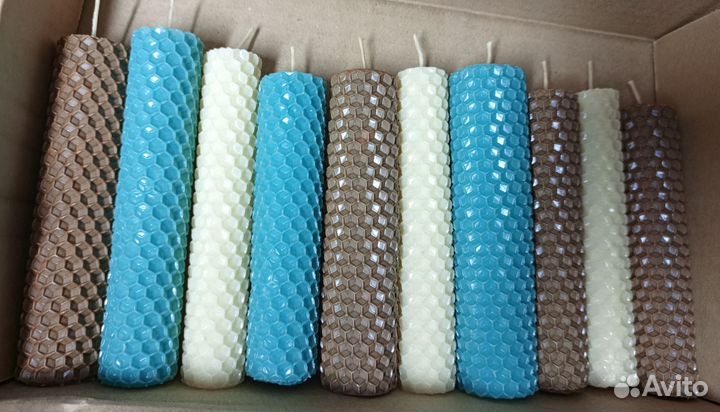 Свечи ручной работы из вощины