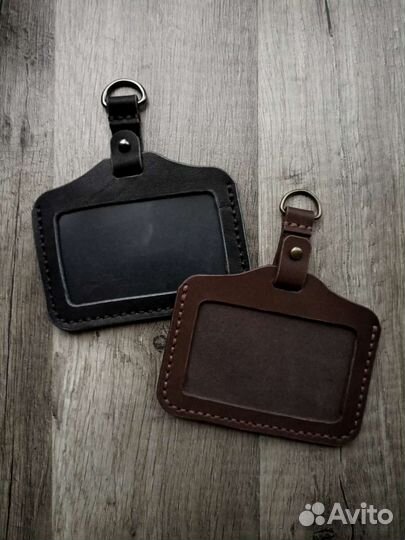 Чехол (обложка) для пропуска из натуральной кожи