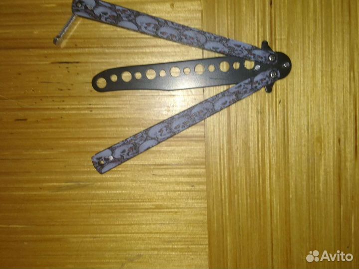 Тренировочный Нож бабочка железный