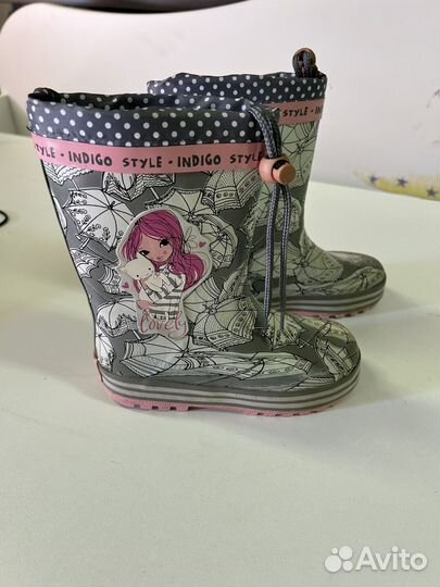Детские резиновые сапоги 29 размер
