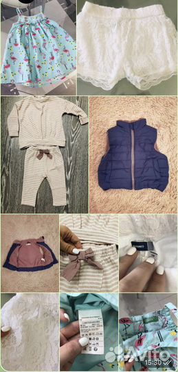 Вещи на девочку до 2 лет