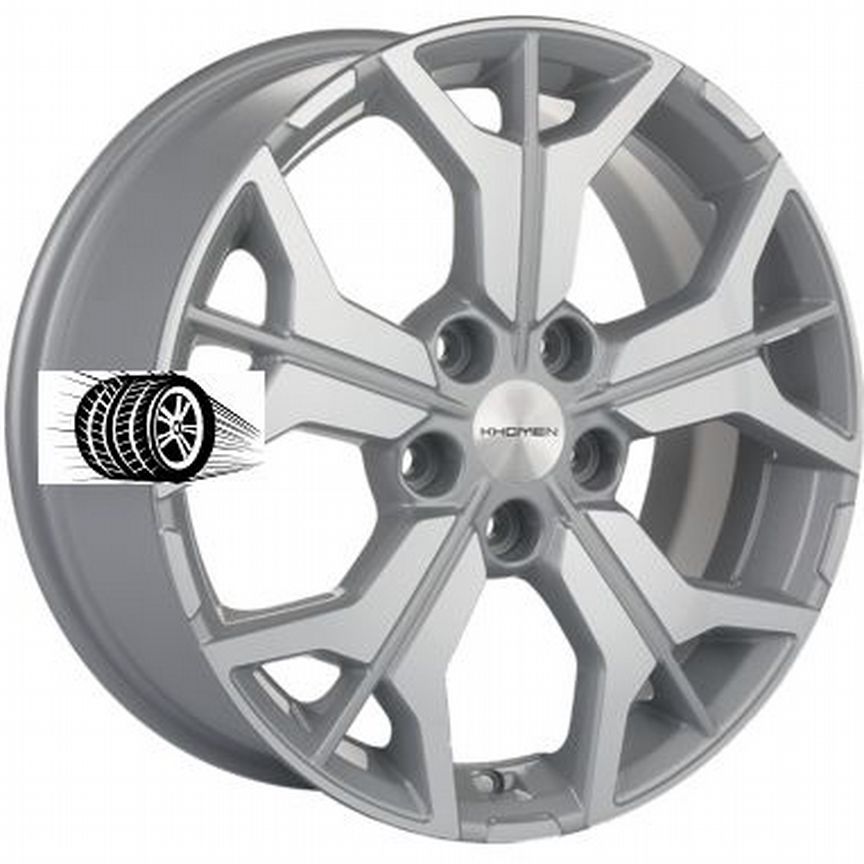 Литые диски Khomen Wheels 7×R17 5×114.3