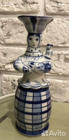 Рыба гжель времён СССР