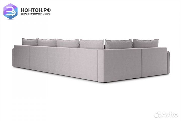 Диван п-образный тик-так Антей бежевый