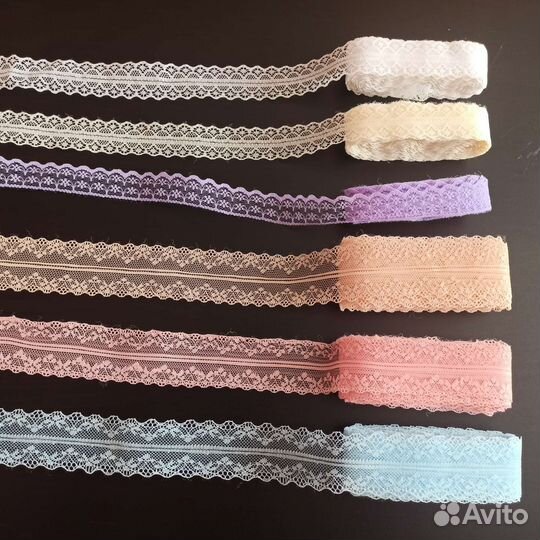 Кружево ширина 2; 2,5; 3,5; 4см по 10м