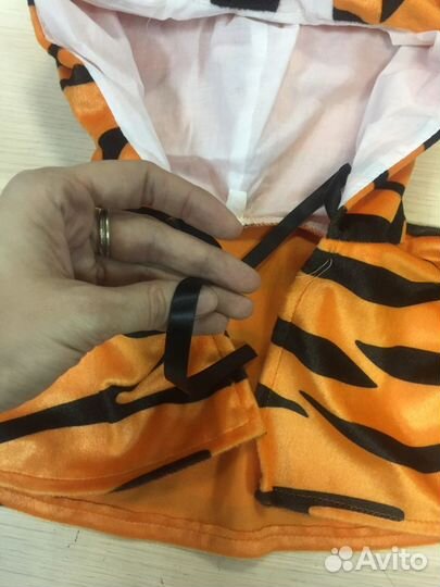 Тигр накидка с капюшоном детская