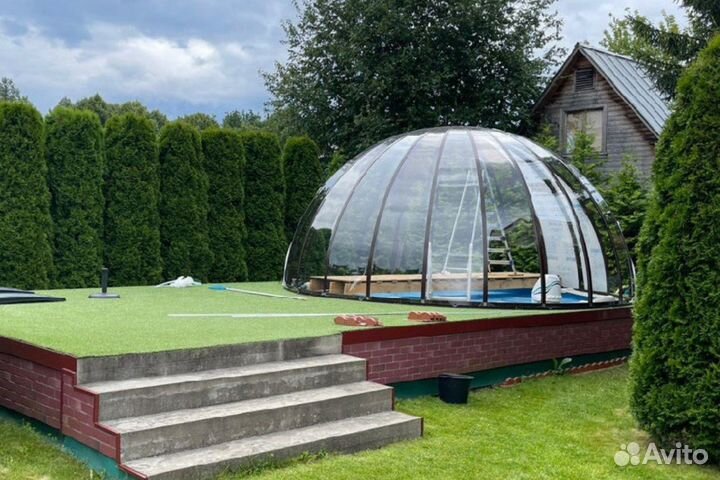 Павильон для бассейна. Купол для бассейна