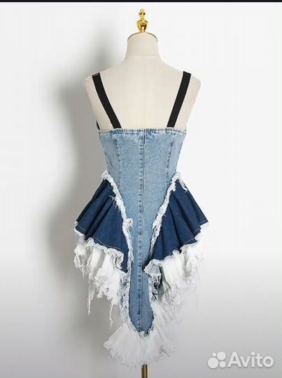 Джинсовое летнее платье