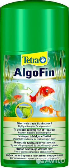 Препарат Tetra Pond AlgoFin 1л, против сине-зелёны