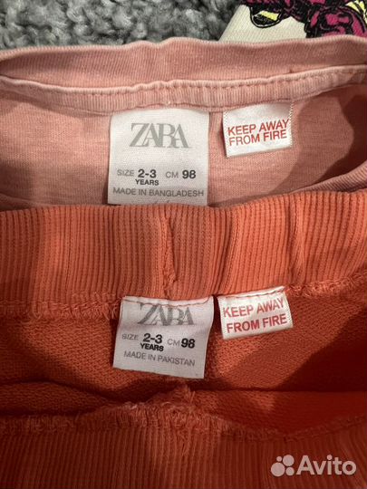 Футболка и шорты Zara