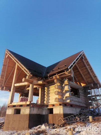 Срубы домов и бань