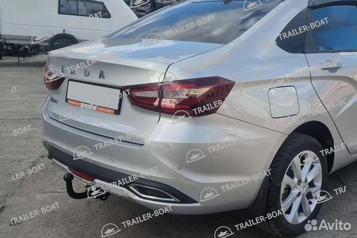 Фаркоп Лада Веста 22-нв рест. рама и крюк-шар, 50мм 49149