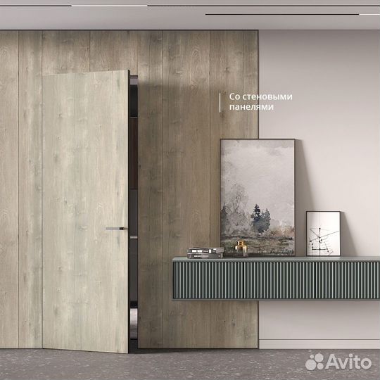 Дверь-невидимка, скрытая дверь под покраску