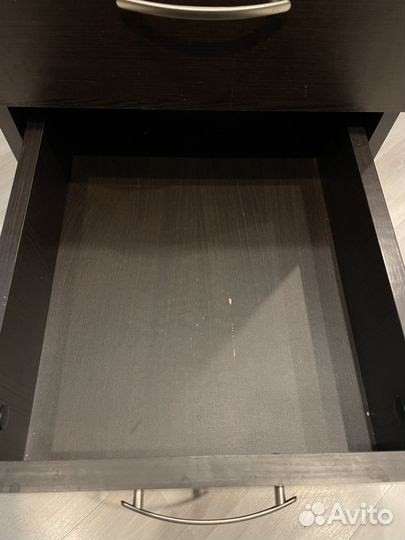 Тумбочки выкатные, цвет венге