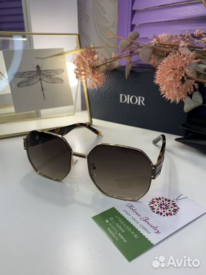 Солнцезащитные очки Dior коричневые (203)