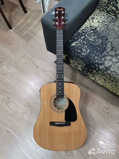Электроакустическая гитара Fender CD-60 NAT-DS-V2