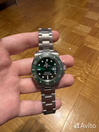 Часы Rolex submariner date 40mm hulk