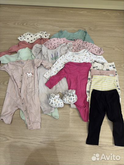 Вещи пакетом на девочку 74