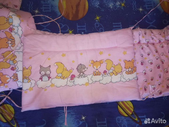 Бортики в детскую кроватку