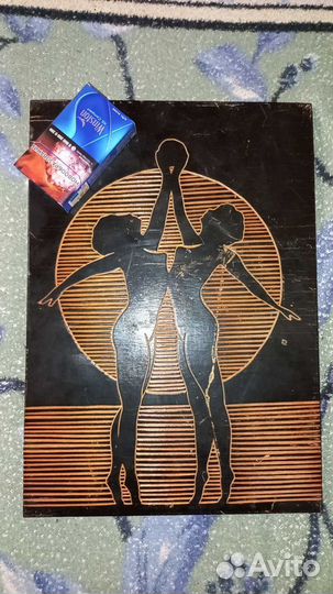 Картина. Деревянное.пано. СССР