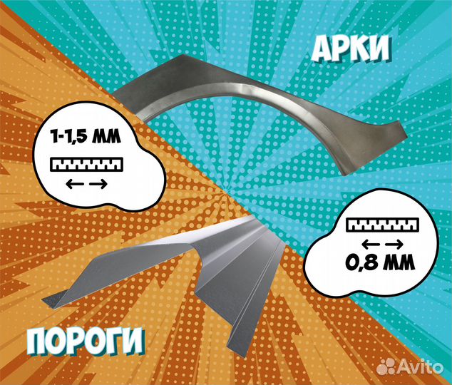 Пороги и арки LADA Kalina Москва