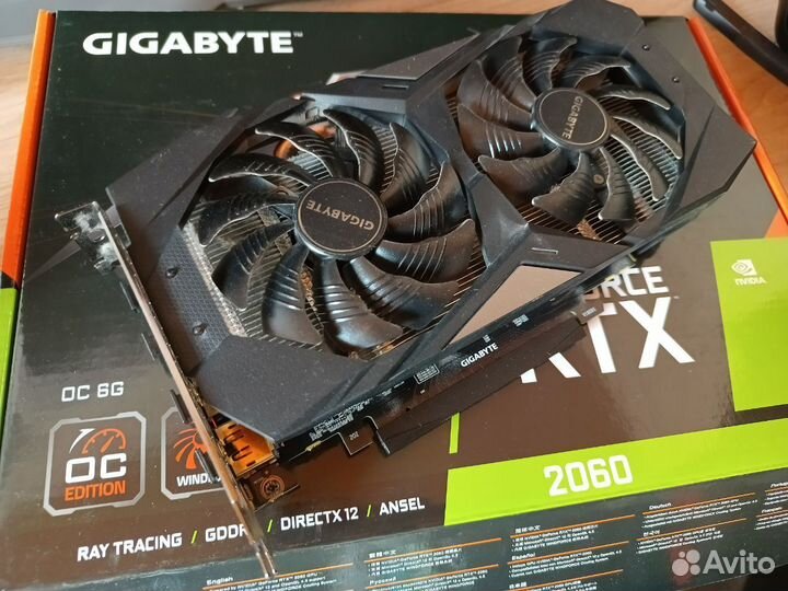 Видеокарта Gigabyte Nvidia GeForce RTX 2060 6GB