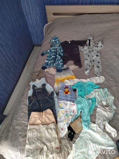 Пакет вещей для мальчика с 0-12 мес