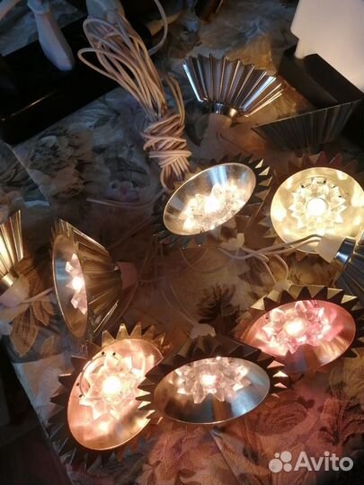 Новогодняя гирлянда, домик переключатель