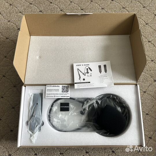 Микрофон конденсаторный, проводной ProMedia se-4