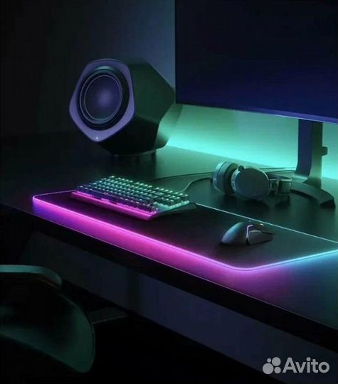 Коврик для мыши с RGB подсветкой (250*350*3мм)