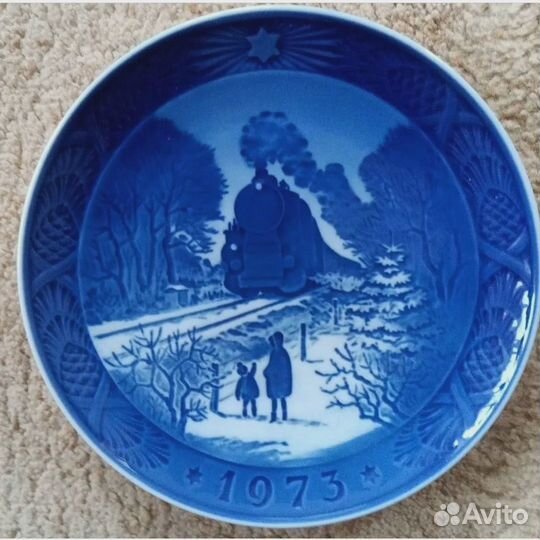 Винтажные коллекционные рождественские тарелки