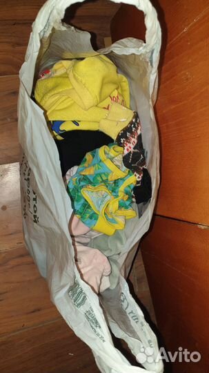 Вещи пакетом много