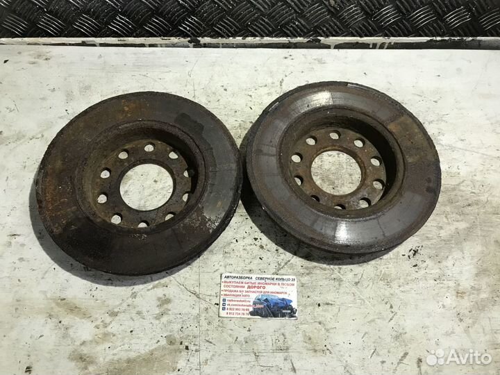 Диск тормозной задний Ауди А4Б6 Audi A4B6